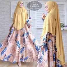 Gamis Navy Polos Grosir