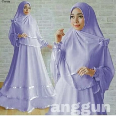 Gamis Batik Syari Niqab Terbaru