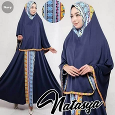 Gamis Bahan Supernova Niqab Ecer