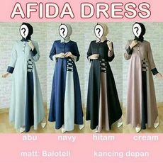 Gamis Katun Kotak Murah Tanggung