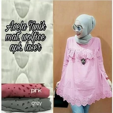 Gamis Ungu Cadar ABG