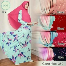 Gamis Kombinasi Murah ABG