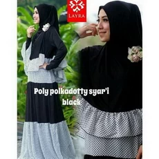 Gamis Hijau Cadar Grosir