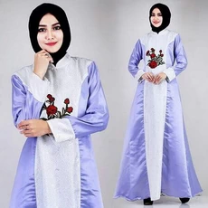 Kombinasi Gamis Putih Lebaran Reseller