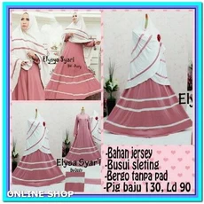 Gamis Kain Katun Jepang Lebaran Terbaru