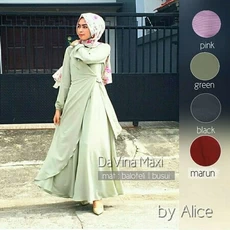 Gamis Lazada Polos Terbaru