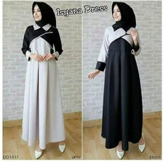 Gamis Biru Muda Lebaran Reseller