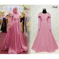 Baju Gamis Pesta Cadar Ecer