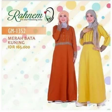 Dress Gamis Terbaru Polos ABG