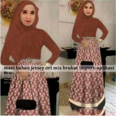 Gamis Bahan Balotelly Murah Reseller