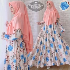 Gamis Lucia Dress Syari Ecer