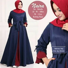 Baju Gamis Pesta Niqab Dropship