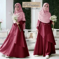 Gamis Navy Syari Grosir