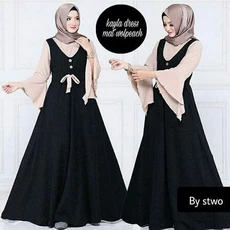 Gamis Soft Jeans Niqab ABG