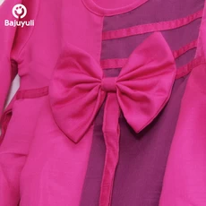 TK0045 Gamis Anak Perempuan Warna Pink Polos Terbaru