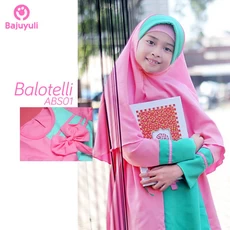 TK0048 Baju Muslim Anak Warna Pink Polos Terbaru