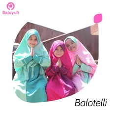 TK006 Gamis Anak Perempuan Warna Hijau Pink Polos Terbaru