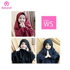 TK0132 Baju Muslim Anak Perempuan Warna Maroon Hitam Navy Lucu Terbaru