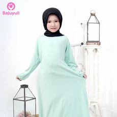 TK0143 Baju Muslim Anak Warna Mint Modern Terbaru
