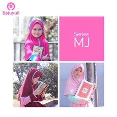 TK0164 Baju Muslim Anak Perempuan Pink Biru Modern Terbaru