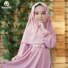 TK0193 Gamis Anak Dusty Modern ABG