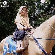 TK0327 Baju Muslim Gamis Anak Warna Kuda Navy Polos Seragam TPA