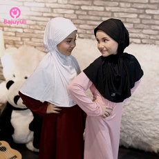 TK0365 Baju Muslim Gamis Anak Warna Putih Marun Pink Lucu Murah