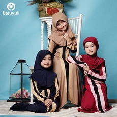 TK0381 Baju Anak Gamis Warna Adik Kakak Syari Shahia
