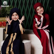 TK0401 Baju Gamis Anak Warna Cilukba Terbaru Cutetrik