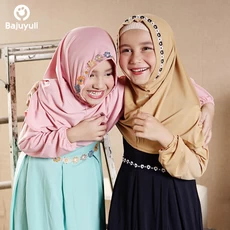 TK0450 Gamis Anak Perempuan Warna Pink Ketawa Terbaru Naura