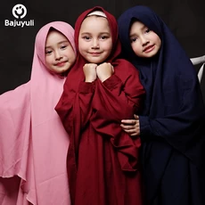 TK0471 Baju Muslim Anak Warna Senyum Teman Modern Naura