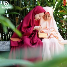 TK0494 Baju Muslim Anak Perempuan Kombinasi Marun Makan Sian Terbaru Cutetrik