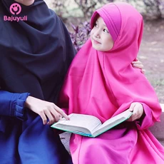 TK0528 Gamis Anak Warna Pink Ibu Murah Naura