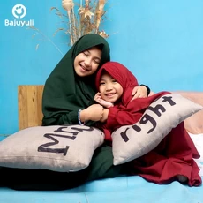 TK0713 Baju Muslim Anak Kombinasi Bantal Hijau Marun.Jpg Terbaru 2023 2 thn