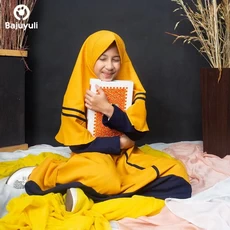 TK0739 Baju Gamis Anak Warna Kuning Quran.Jpg Terbaru 2023 Rabbani