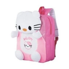 Tas Anak Perempuan Ransel Boneka Hello Kitty Putih Pink